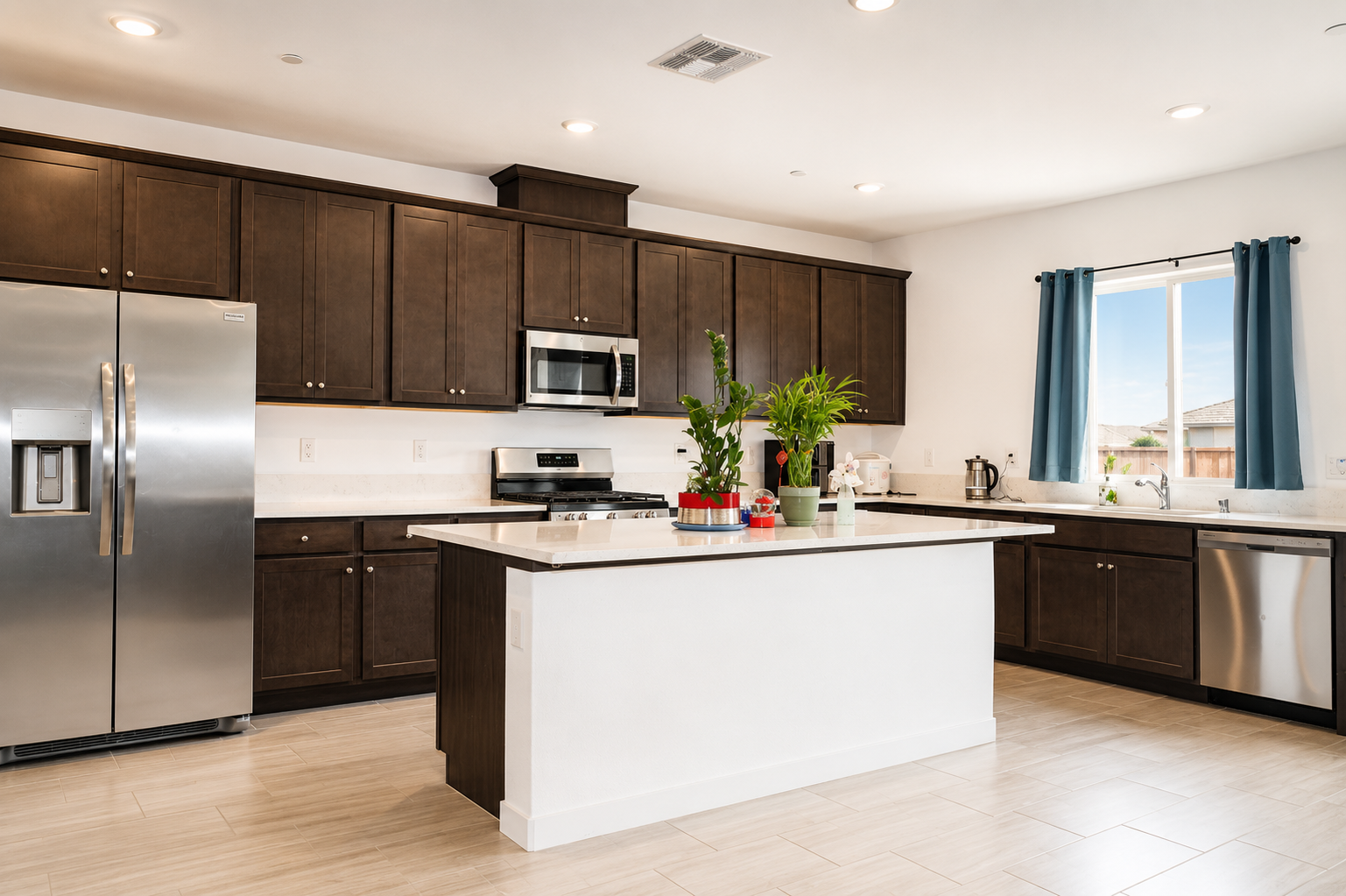 A kitchen built for gathering.